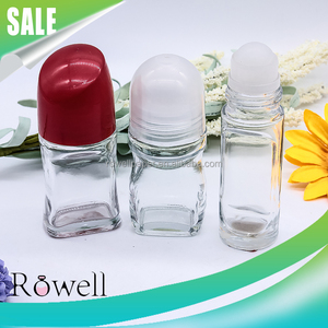 Rolisette en verre déodorant 1.75oz, avec grande boule à bille, forme fantaisie personnalisée, 50ml, 1 pièce - Product Image 4