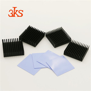 ขายส่ง 15*15x1 มม.ซิลิโคนแผ่นนําความร้อนฮีทซิงค์ชิปเซ็ต IC <span class=keywords><strong>Northbridge</strong></span> สําหรับ CPU GPU ฮีทซิงค์ - Product Image 1