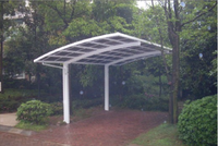 Carport en Polycarbonate étanche en aluminium, composant pour pneus d'extérieur, canopée et caravanes, Garage, tente de Parking pour voitures