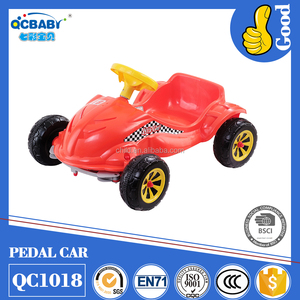 Coche de pedales para niños azules - Product Image 2