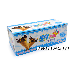 Halal Delicious BIg Crispy Oat <strong>Chocolate</strong> Ice Cream <strong>Cone</strong> With <strong>Chocolate</strong> Cup - Product Image 2