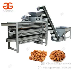 Aprieot Hạt Giống Hulling Máy Apricot Kernel Nứt Trái Phỉ Cracker Óc Chó Màu Đen Hạnh Nhân Máy Bóc Vỏ Để Bán