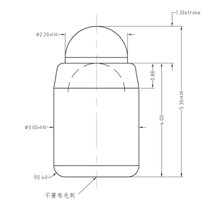 Pirinç kadın altın kaplama yaylı Pogo Pin - Product Image 2