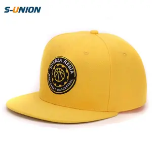 S-UNION оптовая продажа; Женская обувь желтого цвета с плоским козырьком 6 панелей Регулируемая Прохладный хип-хоп кепки, шапки Мужские рэп, Кепка в стиле хип-хоп