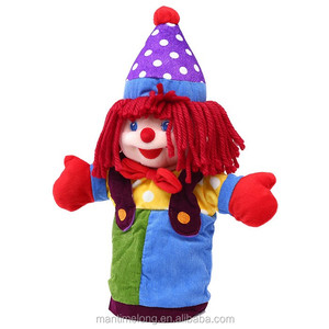 Clown Shape Kids Toy Hand Glove Puppet Hand Puppet Finger <strong>Sack</strong> Hand Dolls Plush - Product Image 3