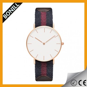 Hot Sales 2015 the new clock time service <strong>international</strong> <strong>watches</strong> with nylon tether - Product Image 3