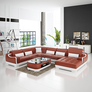 Juego de <span class=keywords><strong>Muebles</strong></span> de Sala de Estar en Forma de U, Estilo Europeo, para Uso Doméstico, Gran Venta - Product Image 2