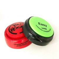 Nouvel arrivage de haute qualité Enregistrement sonore personnalisé Push Buzzer Enregistrable Facile Musique Bouton parlant pour dresseur de chiens