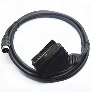 Scart để Mini Din 9pin Cáp Scart