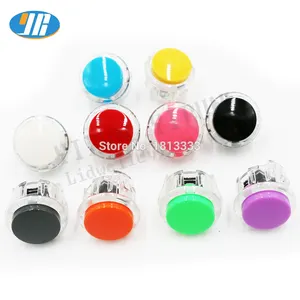 30mm transparent crystal Arcade game Sanw push button 30mm round button switch SANW OBSC-30 Push button