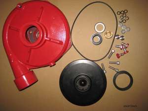 7pk 2 inch gietijzeren pomp, opvoerhoogte 68m, capaciteit 30m³/u, enkeltraps centrifugaalpomp, 7pk centrifugaalpompen - Product Image 6