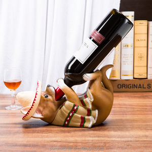 Porta Botellas de Vino Decorativo de Resina con Forma de Perro <span class=keywords><strong>Chihuahua</strong></span> - Product Image 3