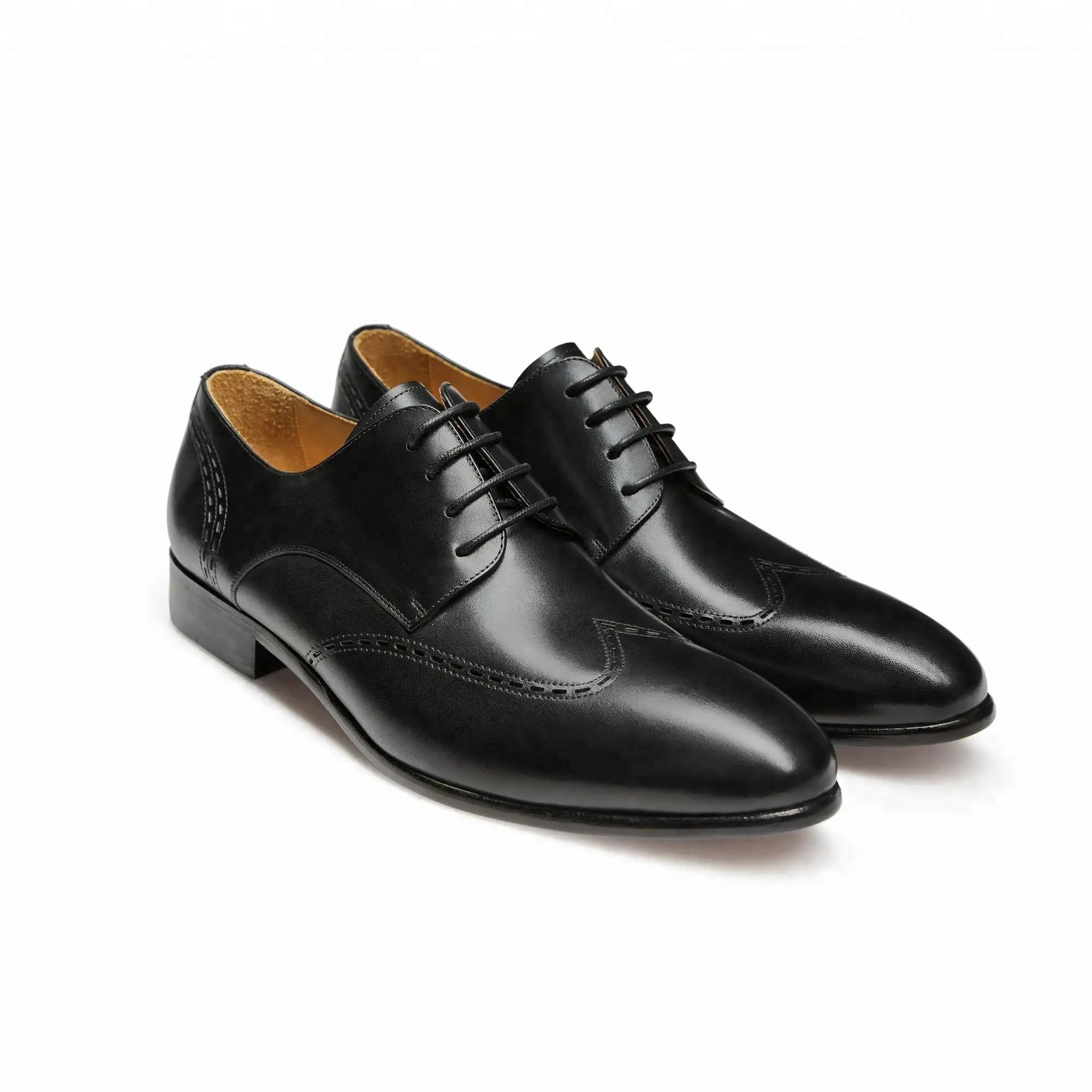 High quality Fashion design soft comfortable Breathable lace-up handmade men dress shoes