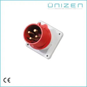 UNIZEN 공장 판매 32A 레드 전기 소켓 플러그 삽입 Vde 인증
