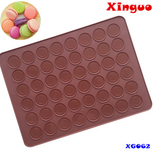 STOCK 062 Tapis en silicone à 48 cavités pour macarons, réutilisable, <span class=keywords><strong>moule</strong></span> à gâteau DIY - Product Image 4