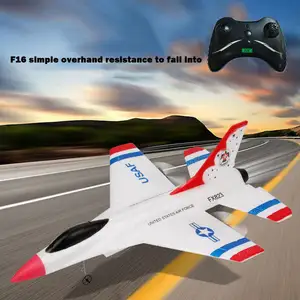 2019 Hot Sale FlyクマFX-823 RC Plane F16 2.4G 2CH Airplane Remote Control Glider Outdoor Flying Aircraft RTF Christmas Toys