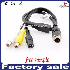 4pin Cable de conexión 4 pin entradas de video a <span class=keywords><strong>RCA</strong></span> BNC DC <span class=keywords><strong>adaptador</strong></span> - Product Image 2