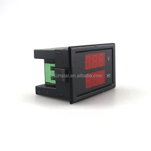 Máy Đo Tần Số AC 80-300.0V 45-65HZ Hiển Thị Kép Đo Tần Số Điện Áp Vôn Kế Hertz/HZ Với Đèn Led Màu Đỏ - Product Image 3