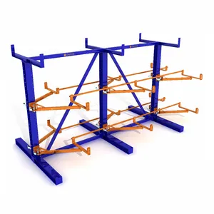 Suporte do armazém, aço giratório i feixe suporte estrutural rack