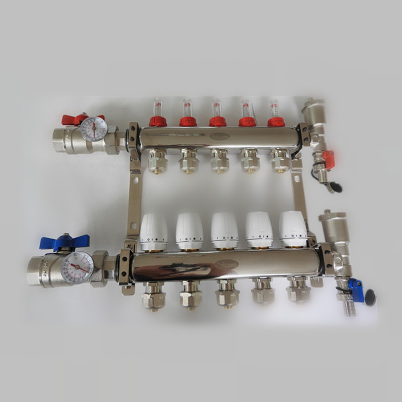 Brass Underfloor Heating Manifold for Water Plumbing · image 2