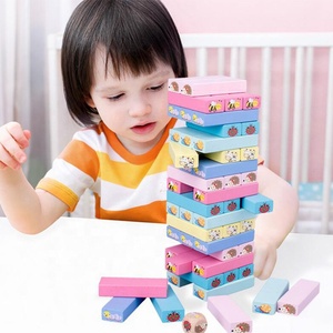 Coloré Blocs De <span class=keywords><strong>Construction</strong></span> <span class=keywords><strong>Jeu</strong></span> De <span class=keywords><strong>Domino</strong></span> Bois Tour Jumbo Blocs De <span class=keywords><strong>Construction</strong></span> Jouet - Product Image 5