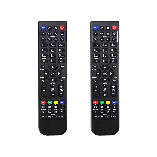 High Quality 4:1 Universal Remote Control Programmable by PC Via USB for TV SAT DTT