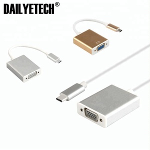 <strong>USB</strong> <strong>C</strong> <strong>USB</strong> 3.1 Type <strong>C</strong> <strong>to</strong> <strong>VGA</strong> Adapter Cable From DAILYETECH - Product Image 3