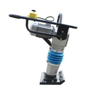 HCD110E ออกแบบใหม่ 3KW มอเตอร์ไฟฟ้ากระแทก tamp rammer ราคาบดสั่นสะเทือนดิน tamp rammer