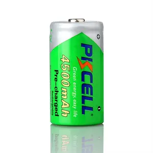 充電式バッテリーPKCELL 1.2v ni-mhサイズC4500mAh