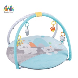Tappetino da Gioco in Cotone per Neonati - Grande <span class=keywords><strong>Tappeto</strong></span> Rotondo per Attività Educative da 0 a 24 Mesi - Product Image 4