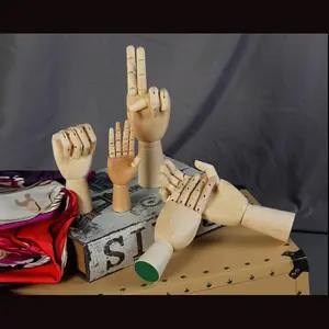 XINJI Best Wooden Mannequin Hand For Watch Glass Display Children Wooden Hand Model