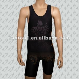 le singulet de lutte de <span class=keywords><strong>lycra</strong></span> des vêtements de sport de tonton conçoivent en fonction <span class=keywords><strong>du</strong></span> client - Product Image 1