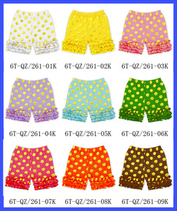 Colmena del niño cortocircuitos del bebé Icing Ruffle cortocircuitos de las muchachas del verano del algodón - Product Image 5