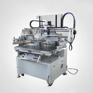 Vertical semi auto flat bed serigraph printing machine for sale