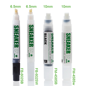 6mm pennarelli per la riparazione di scarpe da DIY <span class=keywords><strong>bianco</strong></span> e nero a base acrilica permanente personalizzato <span class=keywords><strong>pennarello</strong></span> per intersuola per scarpe da ginnastica - Product Image 4