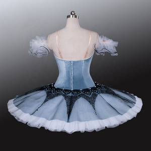 Corpetto di velluto danza danza Pancake <span class=keywords><strong>tutù</strong></span> <span class=keywords><strong>Ballerina</strong></span> costumi professionali Tutu - Product Image 3