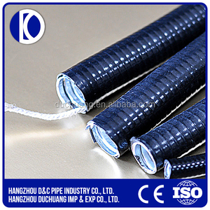 フレキシブル金属ホース亜鉛メッキ鋼コア<span class=keywords><strong>PVC</strong></span>ジャケット金属パイプ液体タイト鋼フレキシブルコンジット - Product Image 3