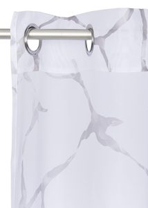 Rideau imprimé en Polyester <span class=keywords><strong>blanc</strong></span>, Voile transparent, pré-fait, vente en gros - Product Image 2