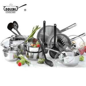 Set Peralatan Masak Baja Tahan Karat 18 Buah