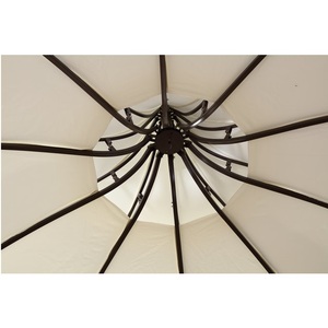เหล็กสีเบจศาลาเต็นท์รอบรูปร่างศาลาสำหรับขาย - Product Image 2