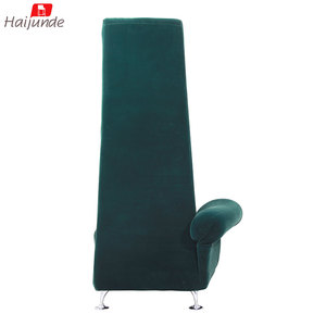 <span class=keywords><strong>Chaise</strong></span> d'appoint de salle à manger à dossier haut <span class=keywords><strong>vert</strong></span> foncé / chaises d'hôtel / <span class=keywords><strong>chaise</strong></span> en tissu et en PU - Product Image 3