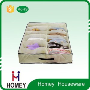 2015 plegadora caliente bajo precio buena calidad ecológica no tejido organizador <span class=keywords><strong>de</strong></span> zapatos debajo <span class=keywords><strong>de</strong></span> la cama - Product Image 4