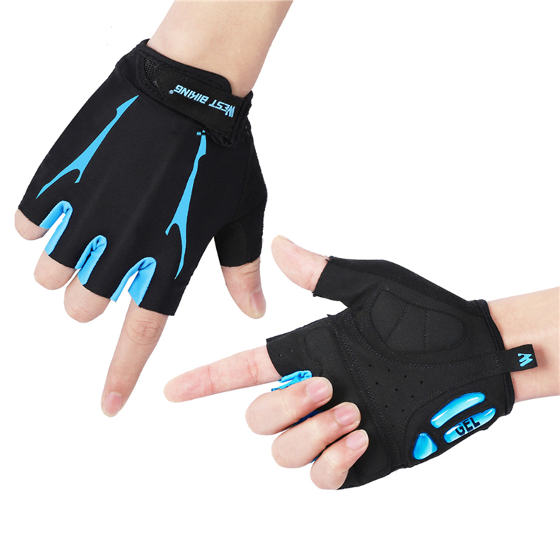 Guanti Da Ciclismo WEST BIKING - Mezzo Dito O Dito Pieno - Traspiranti E Touch Screen - Unisex