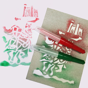 5 stylos marqueurs à pointe feutre pour enfants, amusants, à <span class=keywords><strong>souffler</strong></span> - Product Image 5