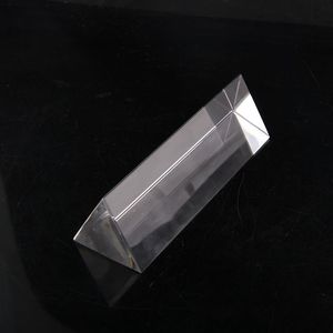 Angepasst glas cube, glas dreieckiges prisma transparent Dreiecks Prisma für verkauf