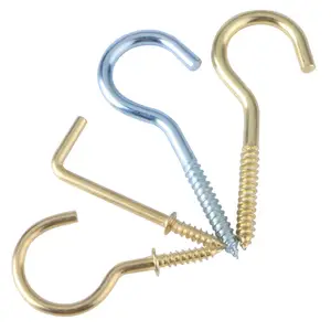 Long m6 L type screw in hooks