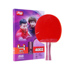Raquettes de tennis de table DHS 4002 4006 Profession 4 étoiles, avec picots en caoutchouc, 7 couches de bois pur - Product Image 6