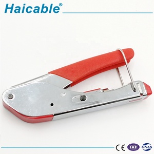 Lắp Máy Tính Công Nghiệp Mạng Crimping Plier HT-518A Bộ Dụng Cụ Chung RG59 RG6 F Công Cụ Nén - Product Image 4