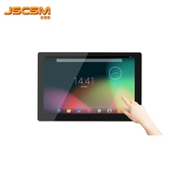 Monitor de Pantalla Táctil LCD Capacitiva Android de 10 Pulgadas, Color Negro, Full HD, Todo en Uno, para Publicidad en el Mercado