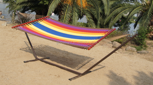 Fábrica del arco iris caribeño hamaca Maya hecha a mano - Product Image 6